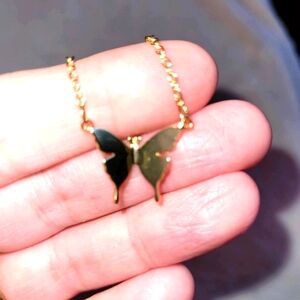 Gold plated Butterfly Necklace